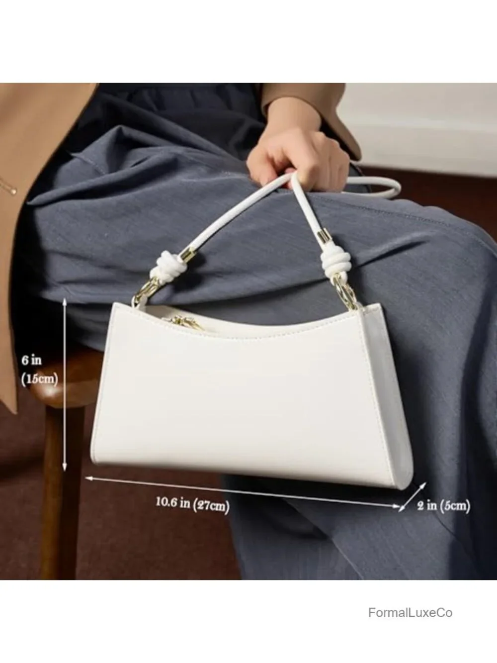 Genuine Leather Hobo Evening Bag Shoulder Bag Underarm Bag Clutch